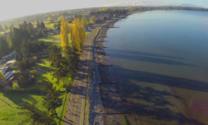 Aerial shot of Birch Bay Road Race course. 